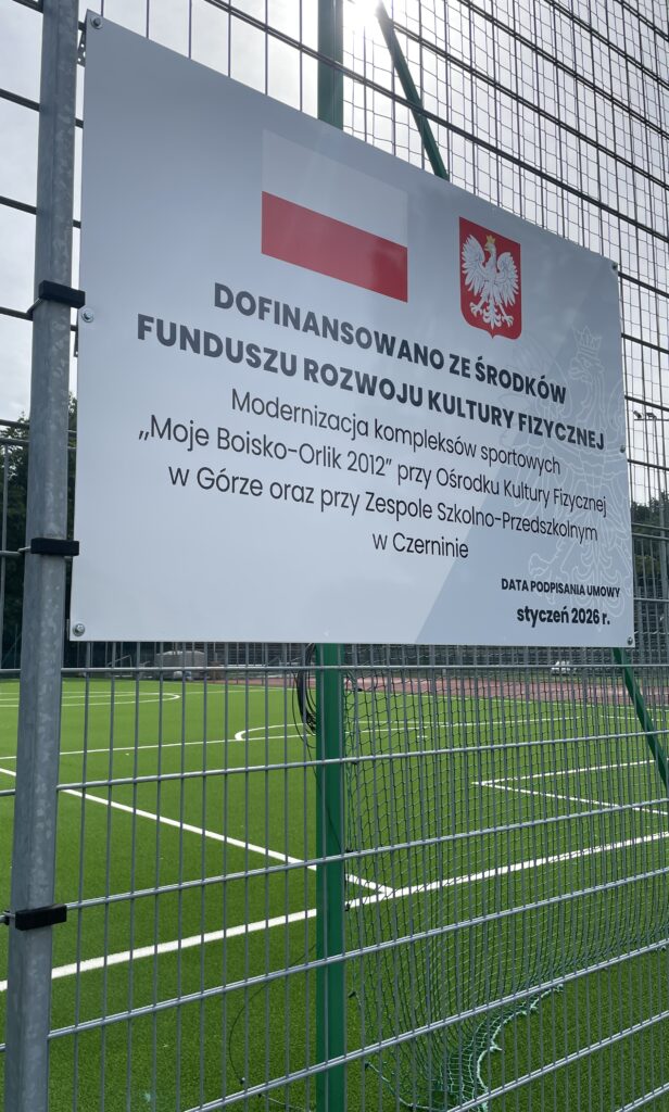zdjęcie boiska orlik po modernizacji